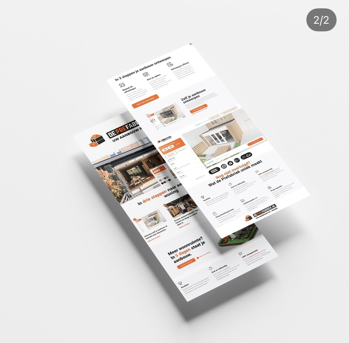 Modern Bouwbedrijf Platform - Afbeelding 2